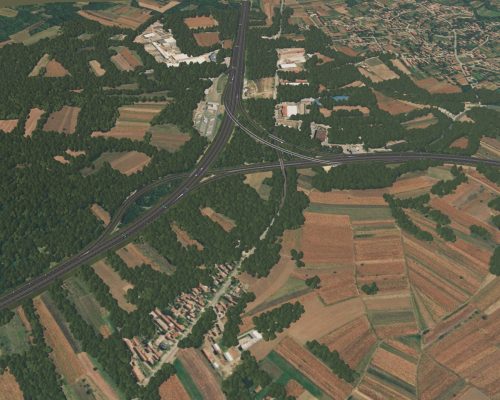Finalni render 1 - Drveće bez auta